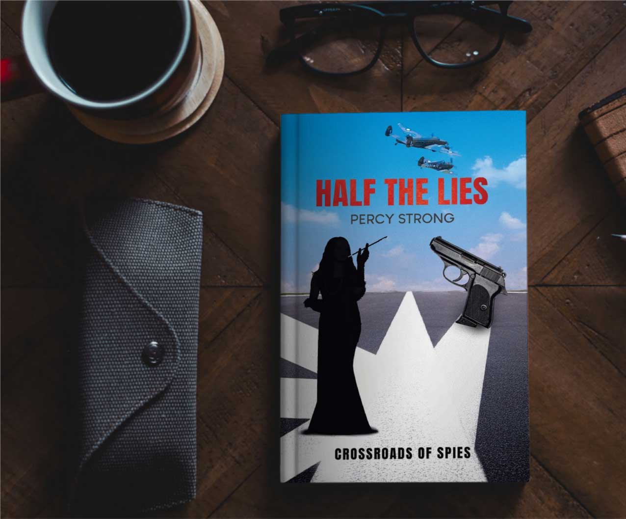 Half the Lies by Percy Strong, fiction book